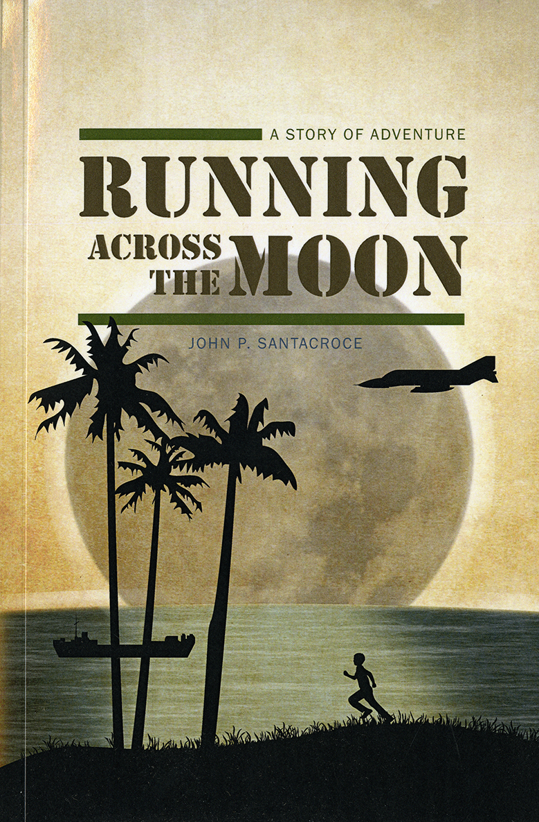 Book cover for Running Across the Moon first edition